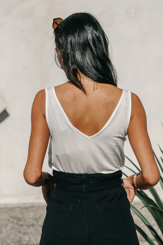 Buy π Vero Moda Georgia Tank In White - FINAL SALE Tops π₯° 3 Vero Moda Georgia Tank In White - FINAL SALE Tops