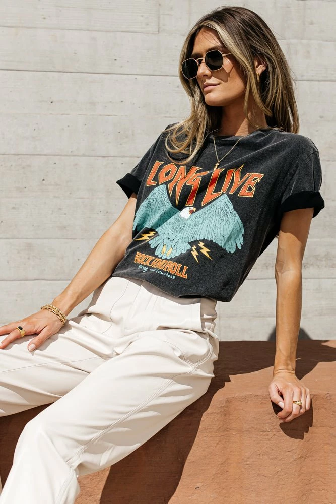 Outlet 🔥 WORUI Long Live Graphic Tee - FINAL SALE 🛒 5 WORUI Long Live Graphic Tee - FINAL SALE