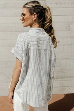 Cheap π FUN 2 FUN Jacqueline Button Down Blouse - FINAL SALE 𧨠9 FUN 2 FUN Jacqueline Button Down Blouse - FINAL SALE