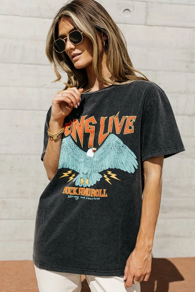 Outlet 🔥 WORUI Long Live Graphic Tee - FINAL SALE 🛒 8 WORUI Long Live Graphic Tee - FINAL SALE