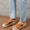FREE SOUL/MIRACLE MILE Lucia Sandals In Brown Shoes