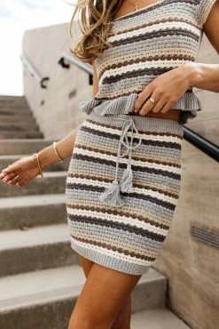 PROMESA Deva Crochet Skirt - FINAL SALE
