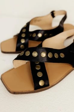 FREE SOUL/MIRACLE MILE Kylie Sandals In Black - FINAL SALE