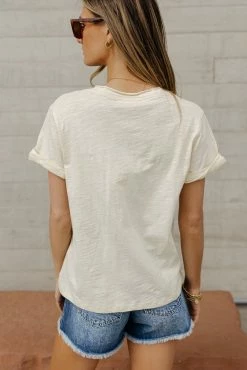 Best Pirce π SINA Ayla Tee In Ivory - FINAL SALE π 17 SINA Ayla Tee In Ivory - FINAL SALE