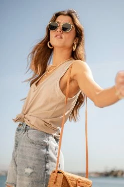 WISHLIST Myven V-Neck Tank - FINAL SALE