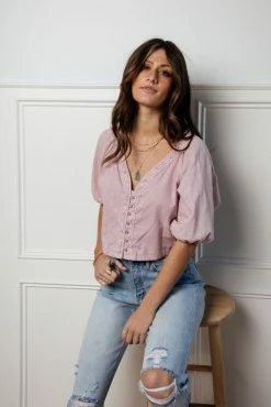 Hot Sale 👏 LUSH CLOTHING Ariadna Cropped Button Up Top - FINAL SALE ✨ 11 LUSH CLOTHING Ariadna Cropped Button Up Top - FINAL SALE