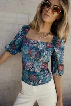 WORUI Dale Floral Blouse - FINAL SALE