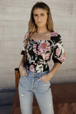 Coupon 🧨 WORUI Sophie Floral Blouse - FINAL SALE Tops ❤️ 9 WORUI Sophie Floral Blouse - FINAL SALE Tops