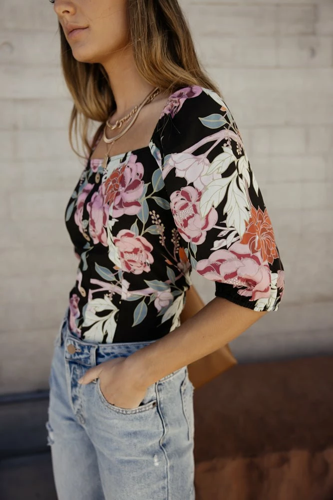 Coupon 🧨 WORUI Sophie Floral Blouse - FINAL SALE Tops ❤️ 7 WORUI Sophie Floral Blouse - FINAL SALE Tops