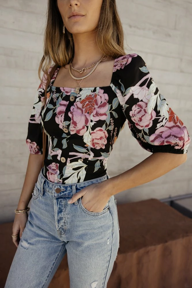 Coupon 🧨 WORUI Sophie Floral Blouse - FINAL SALE Tops ❤️ 1 WORUI Sophie Floral Blouse - FINAL SALE Tops
