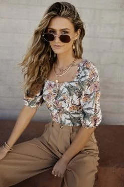 WORUI Evie Floral Blouse - FINAL SALE