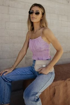 BLU PEPPER Tops Enora Cropped Top - FINAL SALE