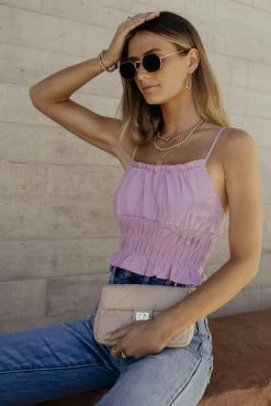 BLU PEPPER Tops Enora Cropped Top - FINAL SALE