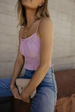 BLU PEPPER Tops Enora Cropped Top - FINAL SALE