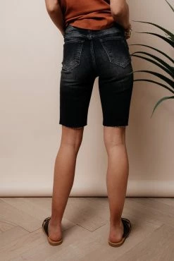 RISEN JEANS Raw Hem Bermuda Shorts - FINAL SALE