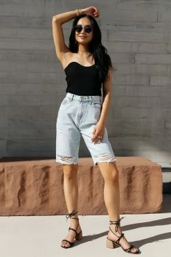 CRESCENT Tops Janice Top In Black