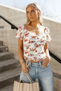 PROMESA Aurea Cropped Blouse - FINAL SALE