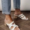 BEAST FASHION Fiona Heels In White