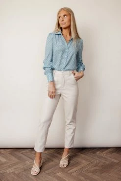 MUSTARD SEED Emilia Pants In Beige - FINAL SALE