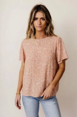 Top 10 ๐ LAKE FLOWER FASHION Thalia Blouse In Salmon - FINAL SALE ๐ 11 LAKE FLOWER FASHION Thalia Blouse In Salmon - FINAL SALE