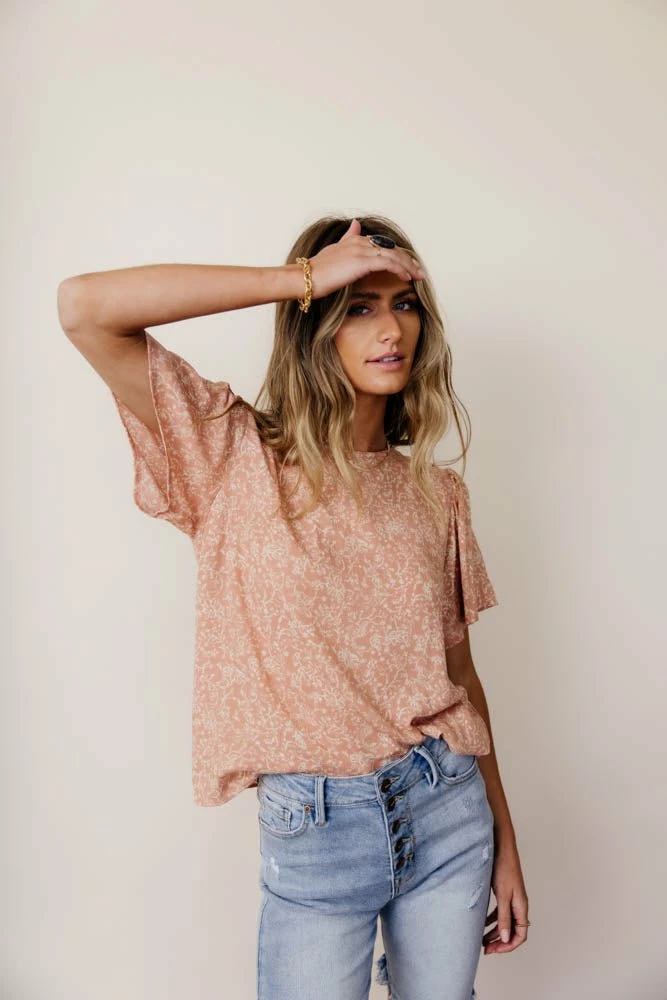 Top 10 ๐ LAKE FLOWER FASHION Thalia Blouse In Salmon - FINAL SALE ๐ 9 LAKE FLOWER FASHION Thalia Blouse In Salmon - FINAL SALE