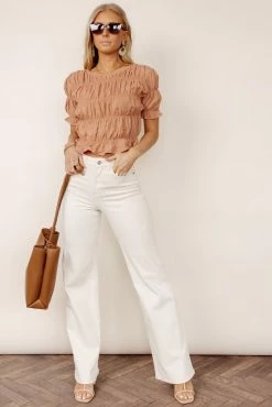 PAPER CRANE Anita Cropped Top - FINAL SALE