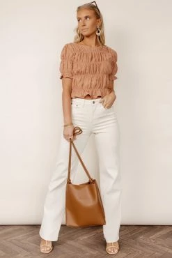 PAPER CRANE Anita Cropped Top - FINAL SALE