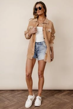 Brand new 😉 Mustard Seed Meret 👚 Shirt Jacket In Grey - FINAL SALE ⭐ 19 Mustard Seed Meret Shirt Jacket In Grey - FINAL SALE