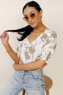 Discount 🤩 FUN 2 FUN Madeleine Floral Blouse - FINAL SALE ⭐ 14 FUN 2 FUN Madeleine Floral Blouse - FINAL SALE