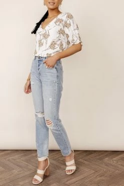 Discount 🤩 FUN 2 FUN Madeleine Floral Blouse - FINAL SALE ⭐ 18 FUN 2 FUN Madeleine Floral Blouse - FINAL SALE
