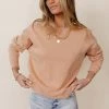 SINA Rori Pullover In Peach - FINAL SALE