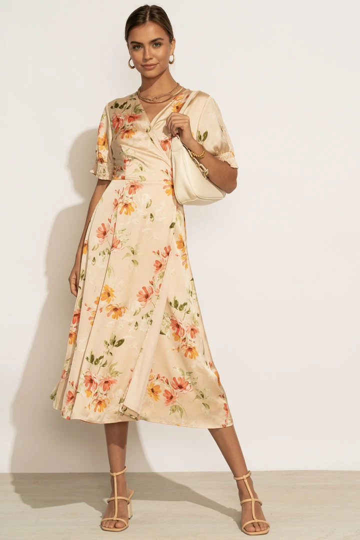 Top 10 β¨ ROKOKO Sophia Floral π Dress In Nude - FINAL SALE π 4 ROKOKO Sophia Floral Dress In Nude - FINAL SALE