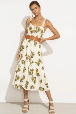 WELLMADE INC June Tiered Midi Dress - FINAL SALE