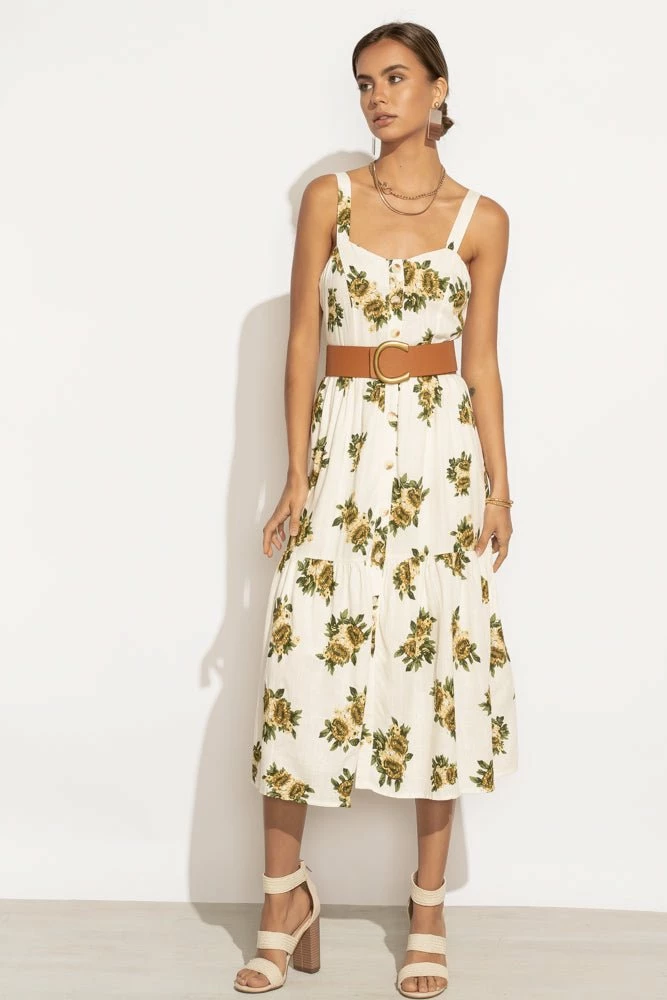 Discount ๐ฅฐ WELLMADE INC June Tiered Midi ๐ Dress - FINAL SALE โ 5 WELLMADE INC June Tiered Midi Dress - FINAL SALE