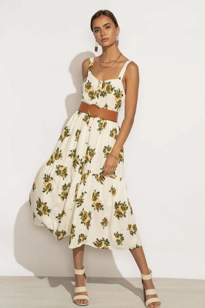 Discount ๐ฅฐ WELLMADE INC June Tiered Midi ๐ Dress - FINAL SALE โ 4 WELLMADE INC June Tiered Midi Dress - FINAL SALE