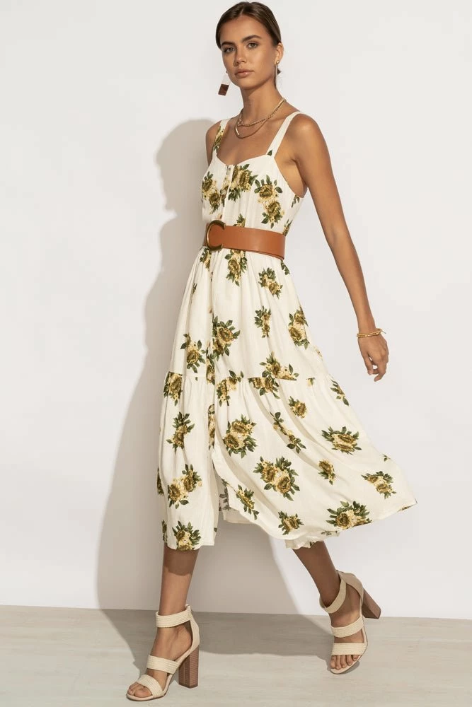 Discount ๐ฅฐ WELLMADE INC June Tiered Midi ๐ Dress - FINAL SALE โ 3 WELLMADE INC June Tiered Midi Dress - FINAL SALE