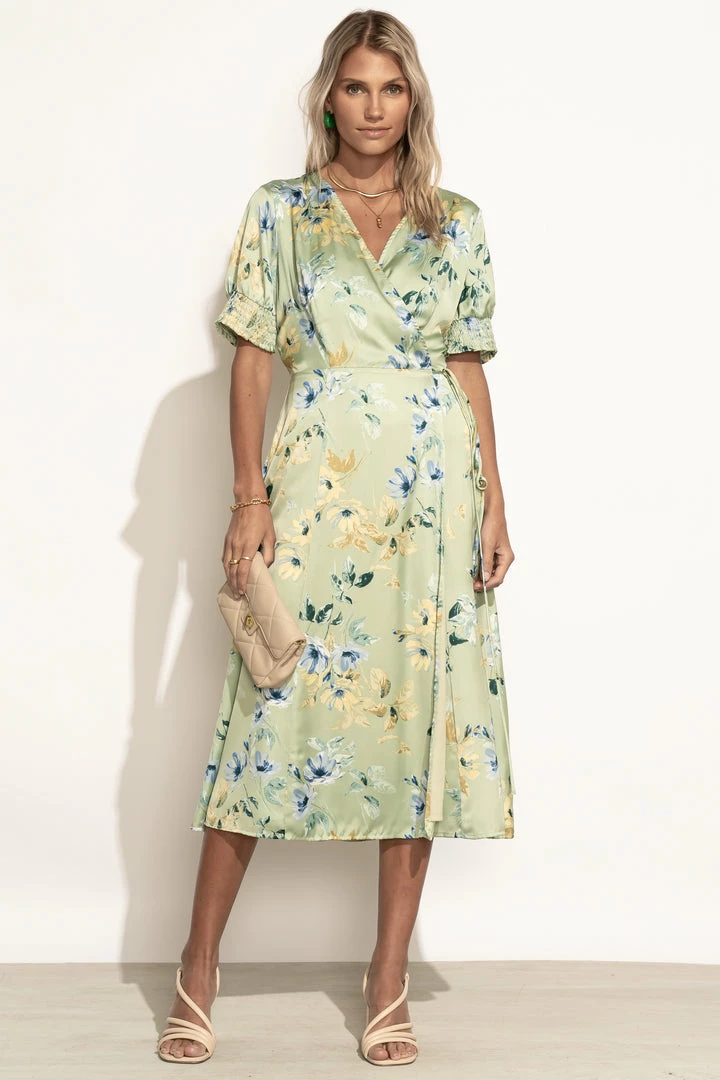 Budget π₯° ROKOKO Sophia Floral π Dress In Sage - FINAL SALE π Dresses π 1 ROKOKO Sophia Floral Dress In Sage - FINAL SALE Dresses