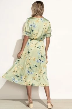 Budget π₯° ROKOKO Sophia Floral π Dress In Sage - FINAL SALE π Dresses π 8 ROKOKO Sophia Floral Dress In Sage - FINAL SALE Dresses