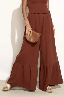 WORUI Sylvia Pants In Rust - FINAL SALE