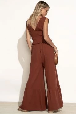 WORUI Sylvia Pants In Rust - FINAL SALE