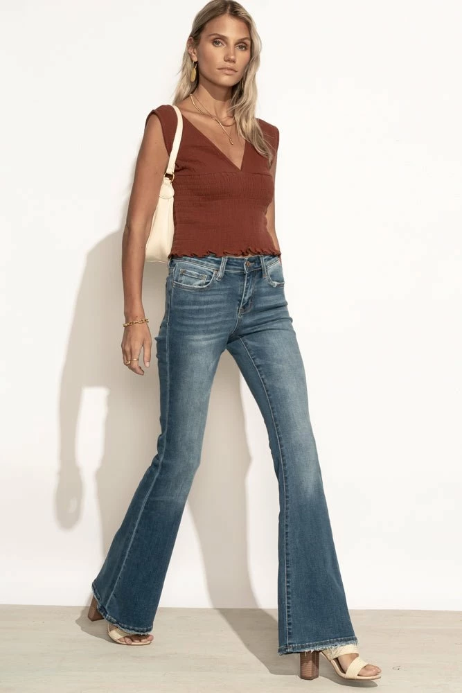 Outlet π Plastic Vervet Kori Flared π Jeans π 2 Plastic Vervet Kori Flared Jeans