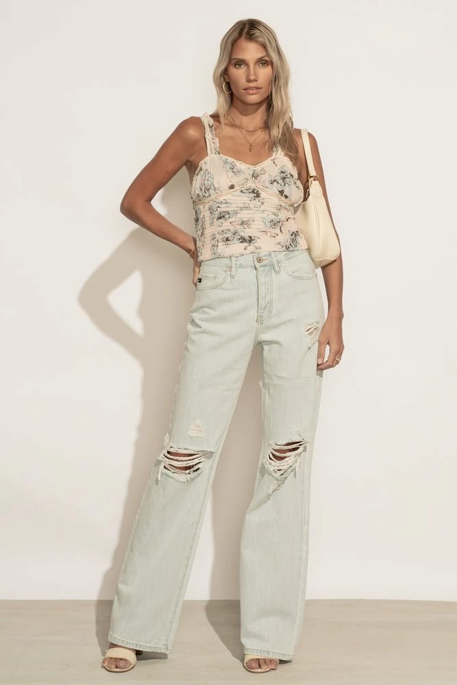 Best reviews of 😍 KANCAN Skyscraper Wide Leg Denim In Light Wash - FINAL SALE 😀 10 KANCAN Skyscraper Wide Leg Denim In Light Wash - FINAL SALE