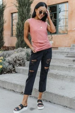 SINA Mason Ribbed Tank Top - FINAL SALE