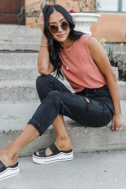 SINA Mason Ribbed Tank Top - FINAL SALE