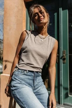 SINA Mason Ribbed Tank Top - FINAL SALE