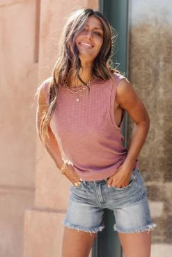 SINA Mason Ribbed Tank Top - FINAL SALE