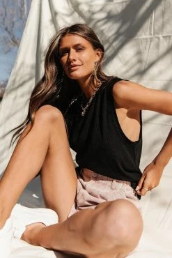 SINA Mason Ribbed Tank Top - FINAL SALE