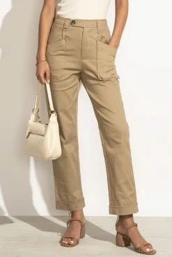 WELLMADE INC Naya Pants In Taupe - FINAL SALE