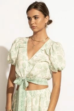 Best Pirce 💯 BLU PEPPER Sawyer Top In Mint - FINAL SALE 👏 18 BLU PEPPER Sawyer Top In Mint - FINAL SALE