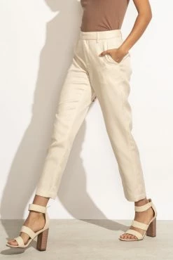 CALISTA Sandy Pants In Cream - FINAL SALE